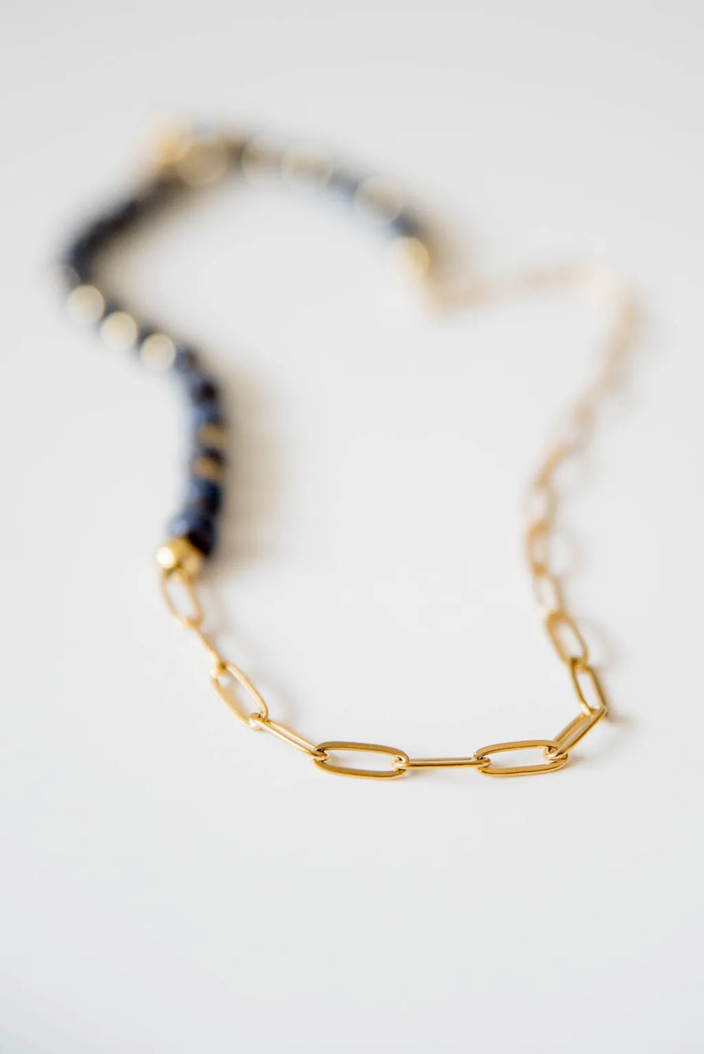 Bel Koz Simple Clay Bead Toggle Necklace