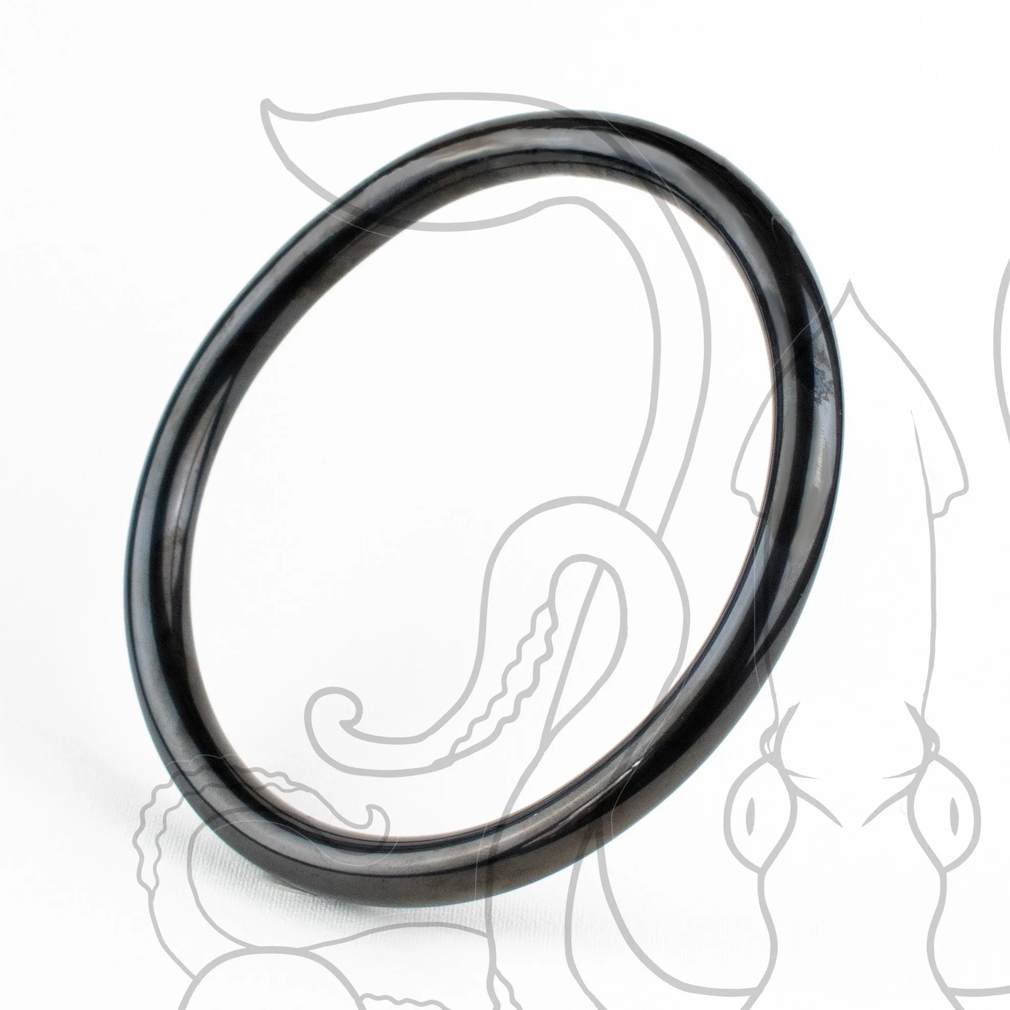 Black Titanium Bonded Steel Suspension Rings