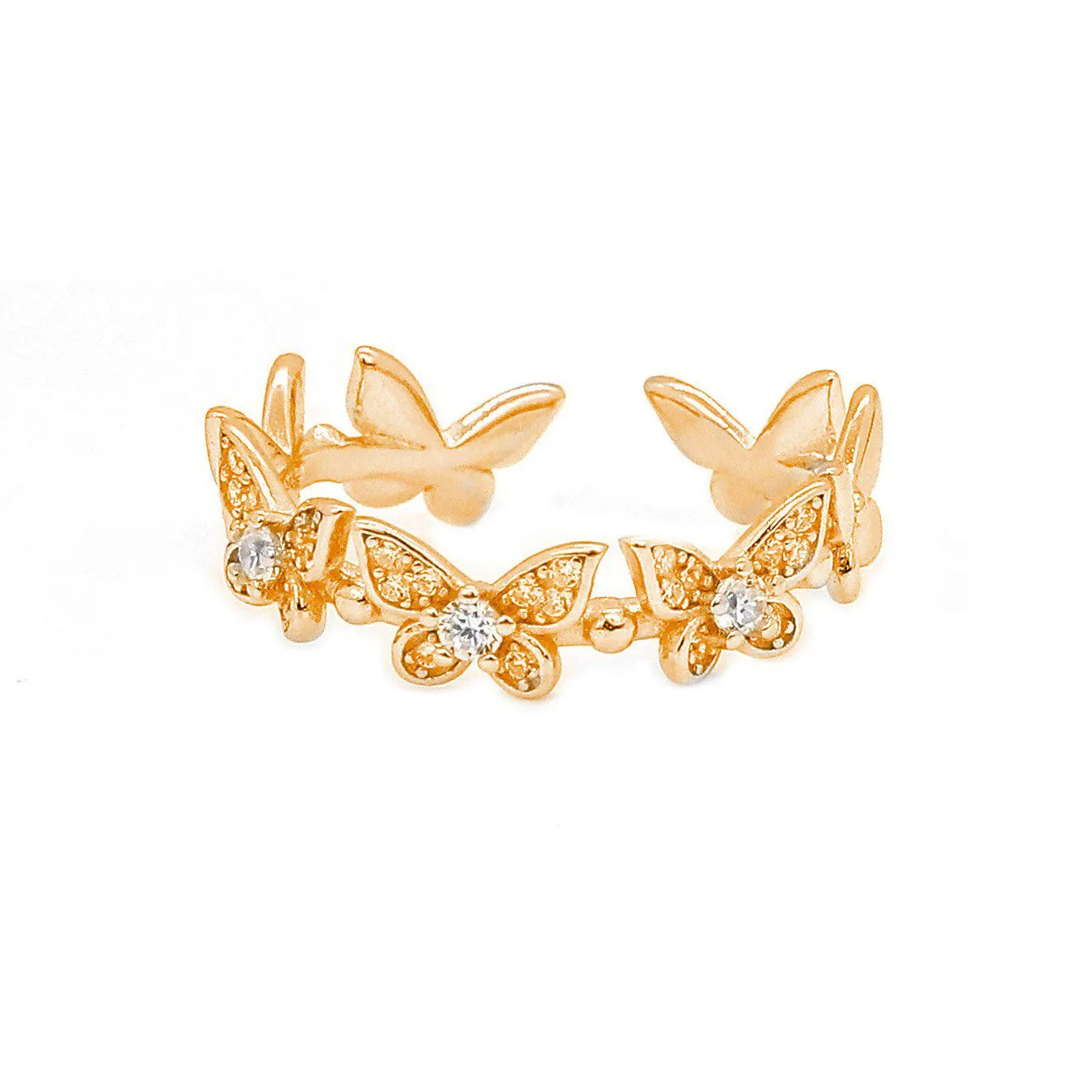 Butterfly Crown Ring