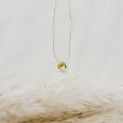 Citrine Fine Cord Necklace