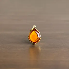 Citrine Shield Pendant