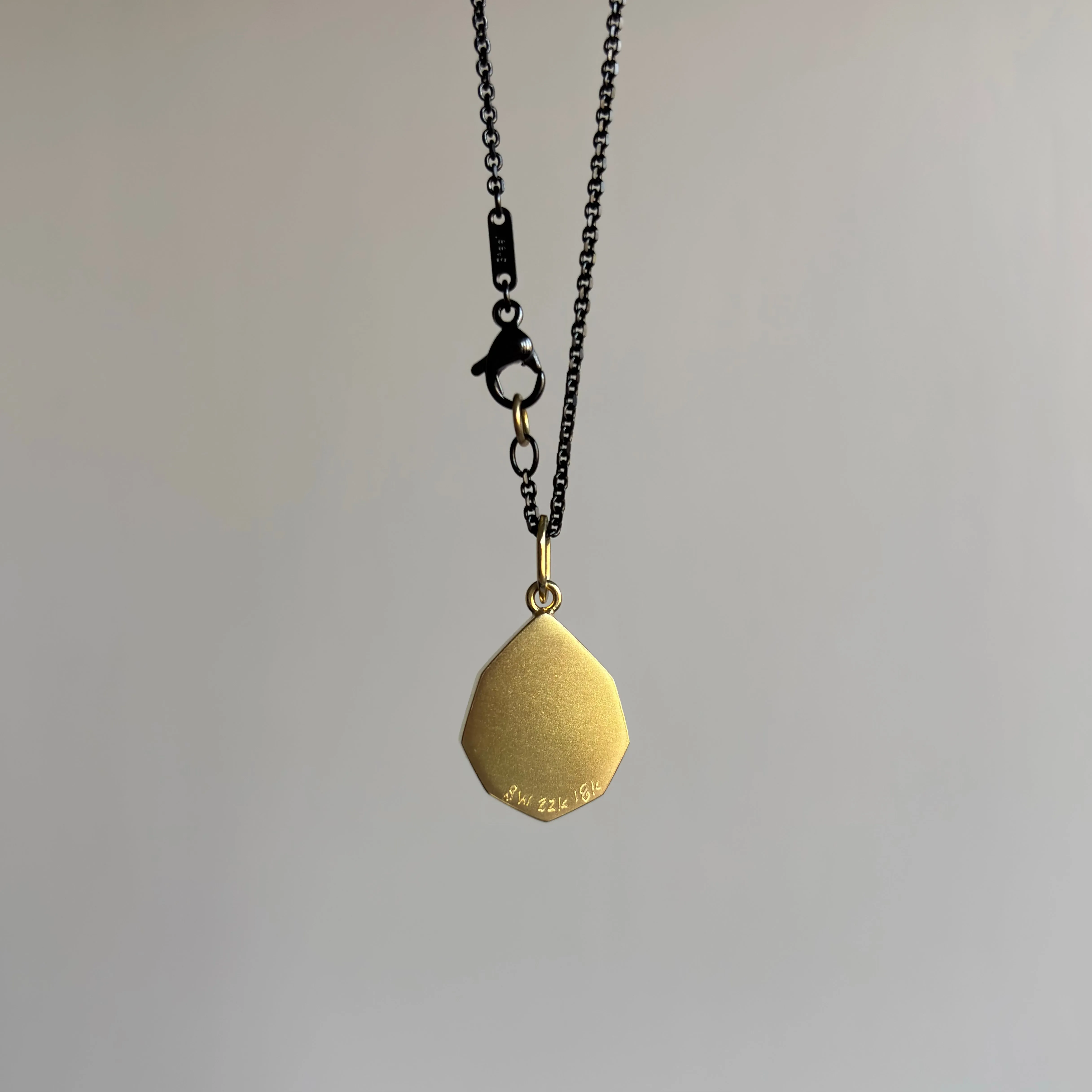 Citrine Shield Pendant