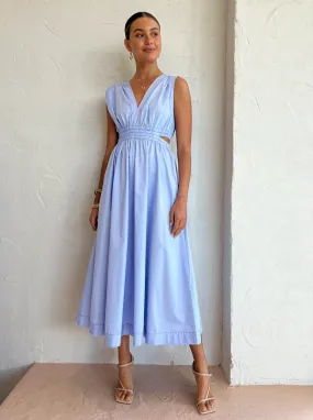 Elka Collective Astrid Dress in Cornflower Blue