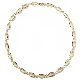 Gaia - Necklace with Citrine, 18k Yellow Gold