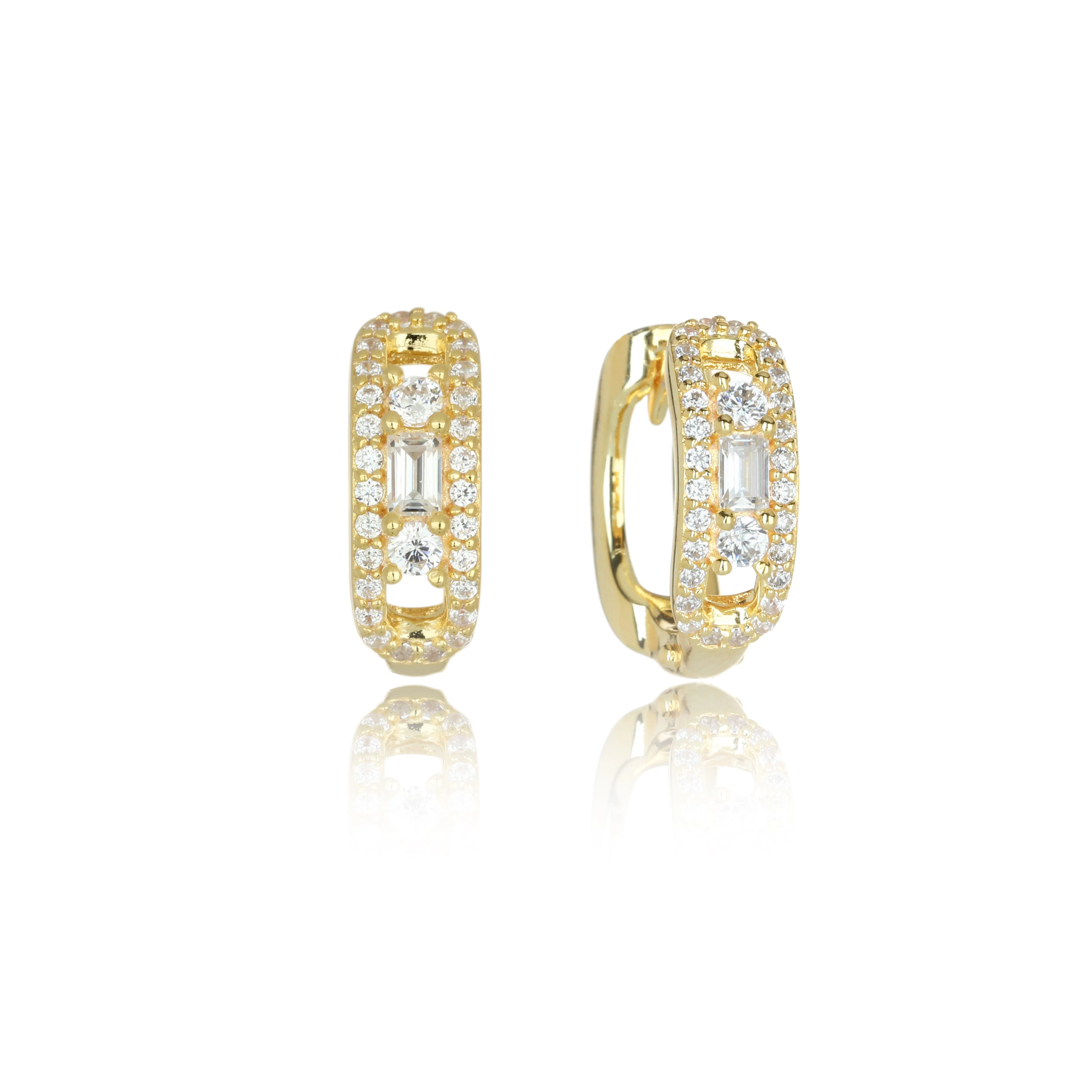 Georgini Gifts Jasmine Hoop Earrings- Gold