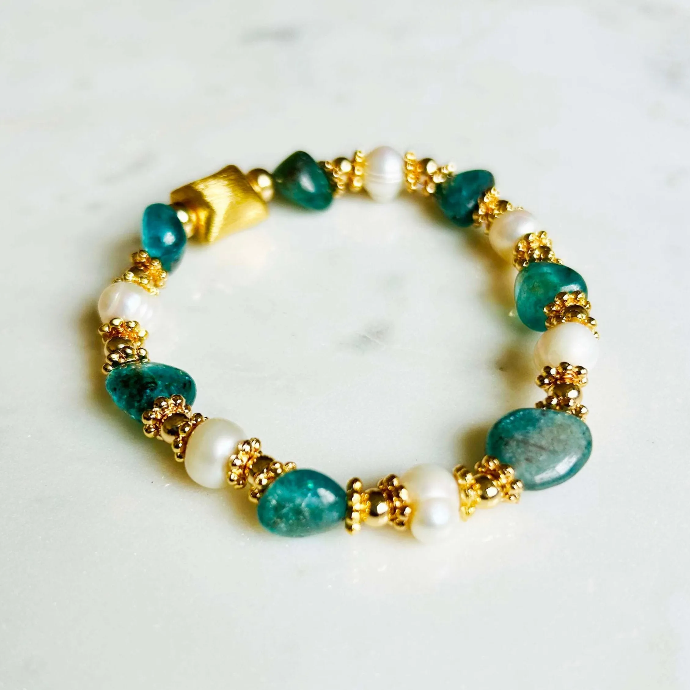 Jade Green Quartz Bracelet