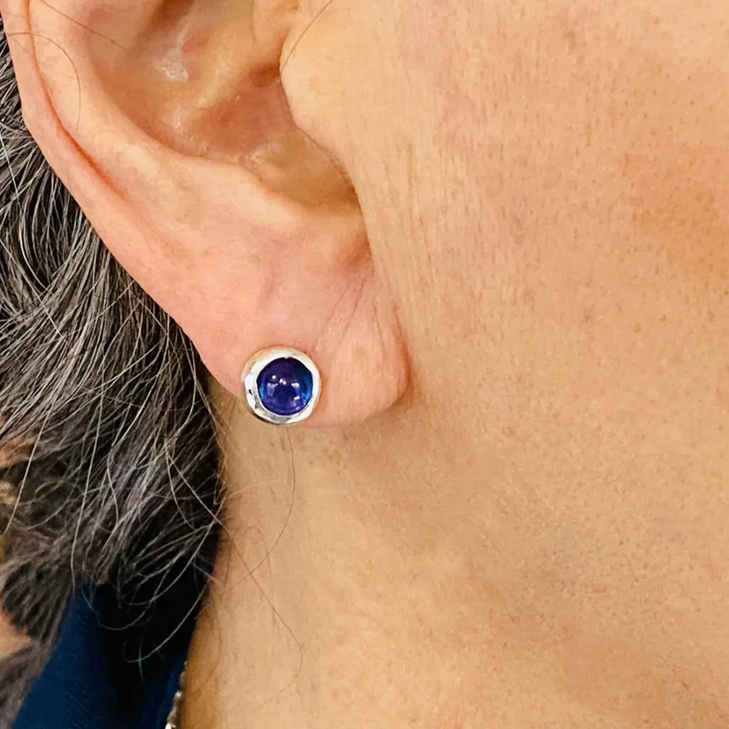 Lapis Lazuli Post earrings