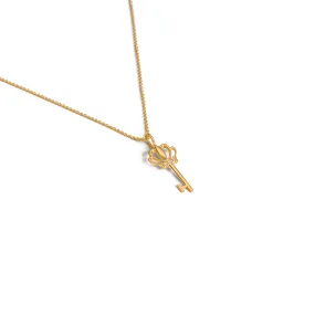 Princess Diamond Key necklace