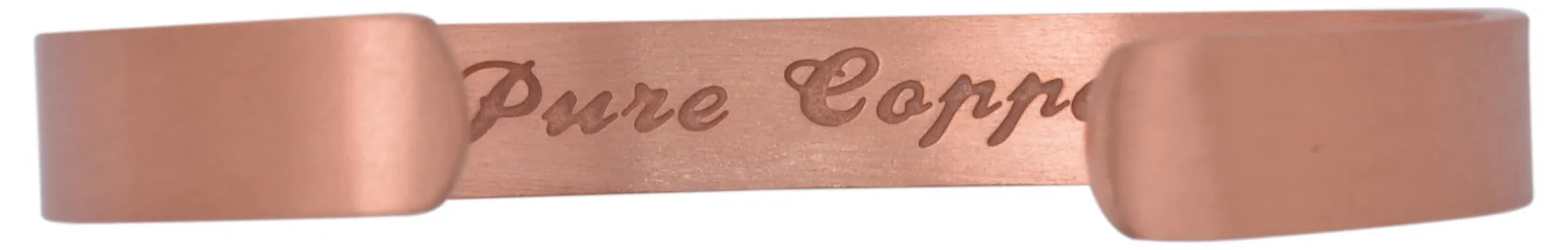 Pure Copper Magnetic Healing Plain Bracelet for Arthritis, Carpal Tunnel & Joint Pain
