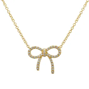 Ribbon Bow Necklace