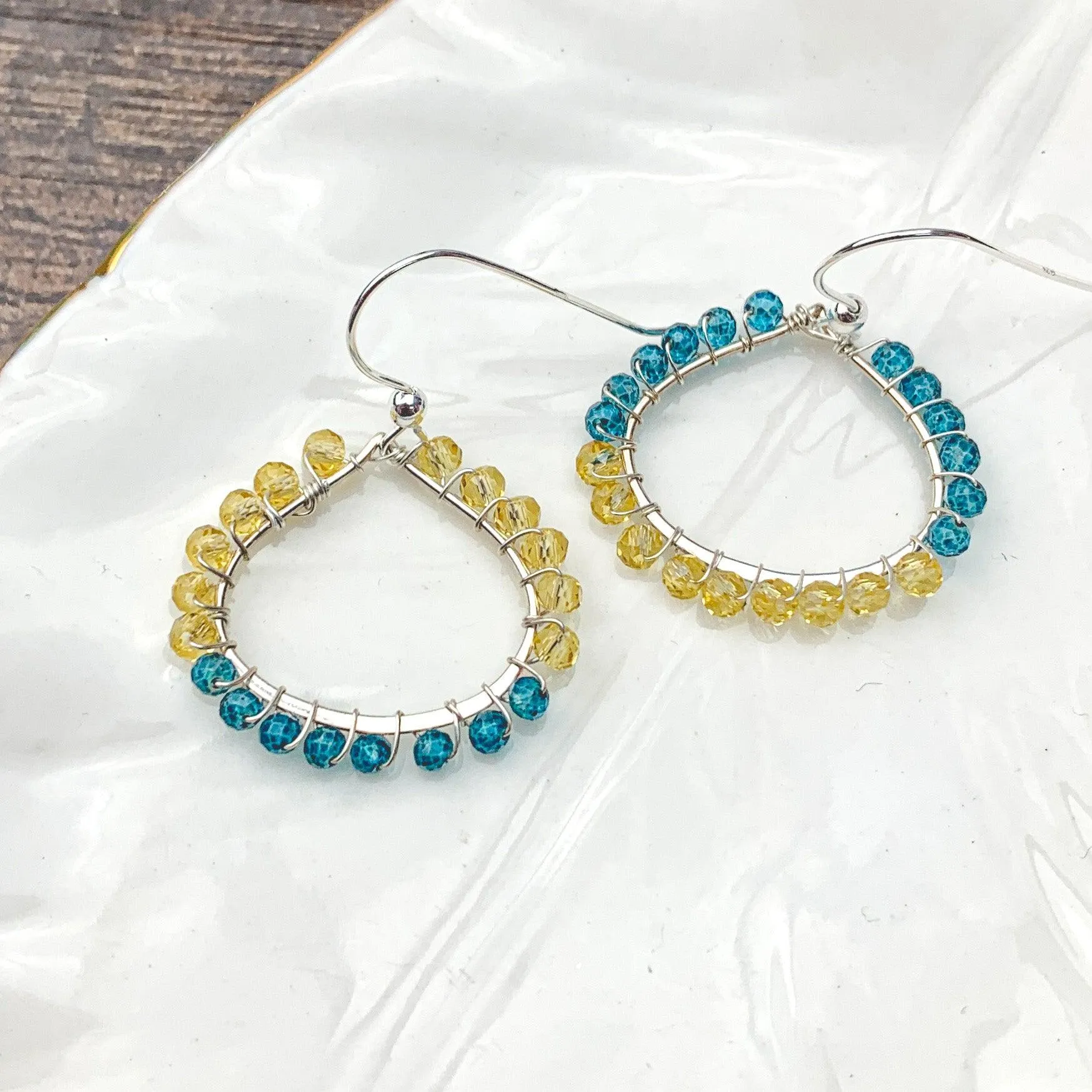 Ukraine 🇺🇦Fundraiser - Small Hoops Earrings